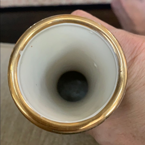 VINTAGE 24 KT. GOLD MADE IN THE USA VASE - Picture 7 of 9